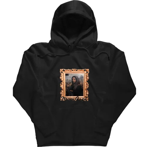 Sweat à capuche Noir Mona Gaza