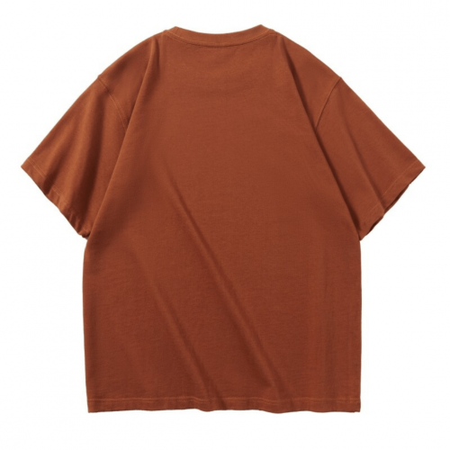 Tee-shirt Oversize en coton épais 280g/M2 End War Marron – Image 2