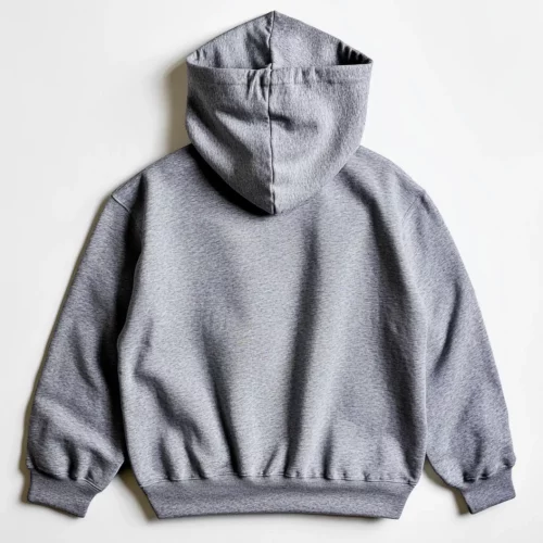 Winter Sweatshirt à capuche gris chiné Mutual aid – Image 2