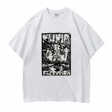 Tee-shirt Oversize en coton épais  280g/M2 Blanc Furia